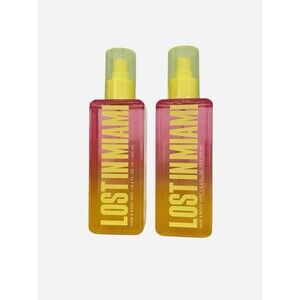 Tru Fragrance Lost In Miami Hair & Body Mist Fragrance Spray 8.4 oz 2pc Set New